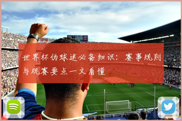 世界杯伪球迷必备知识：赛事规则与观赛要点一文看懂
